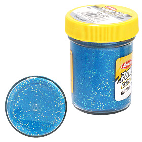 Паста форелевая Berkley Powerbait Extra Scent Glitter Trout Bait Blue Neon (50г)