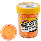 Паста форелевая Berkley Powerbait Extra Scent Glitter Trout Bait Flue Orange (50г)