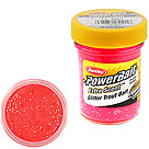 Паста форелевая Berkley Powerbait Extra Scent Glitter Trout Bait Fluo Red (50г)