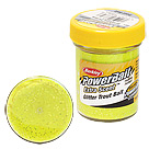 Паста форелевая Berkley Powerbait Extra Scent Glitter Trout Bait Sunshine Yellow (50г)