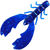 Приманка Berkley PowerBait Chigger Craw (10см) Sapphire Blue (упаковка - 9шт)