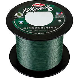 Леска плетеная Berkley Whiplash 8 Green 2000м 0.10мм (зеленая)