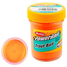 Паста форелевая Berkley Powerbait Natural Scent Trout Bait (50г) Fl.Orange