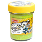 Паста форелевая Berkley Powerbait Natural Scent Glitter Trout Bait (50г) Fish Pellet Chartreuse