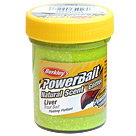 Паста форелевая Berkley Powerbait Natural Scent Glitter Trout Bait (50г) Liver Chartreuse