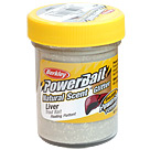 Паста форелевая Berkley Powerbait Natural Scent Glitter Trout Bait (50г) Liver White
