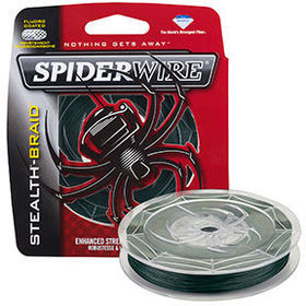 Плетеная леска Spiderwire Stealth Moss Green d-0.10 6.2кг 137м