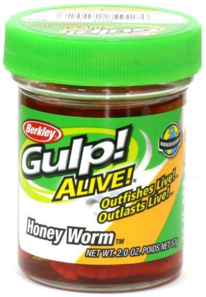 Приманка Berkley Gulp Alive Honey Worms (2.5см) Red (упаковка - 25шт)