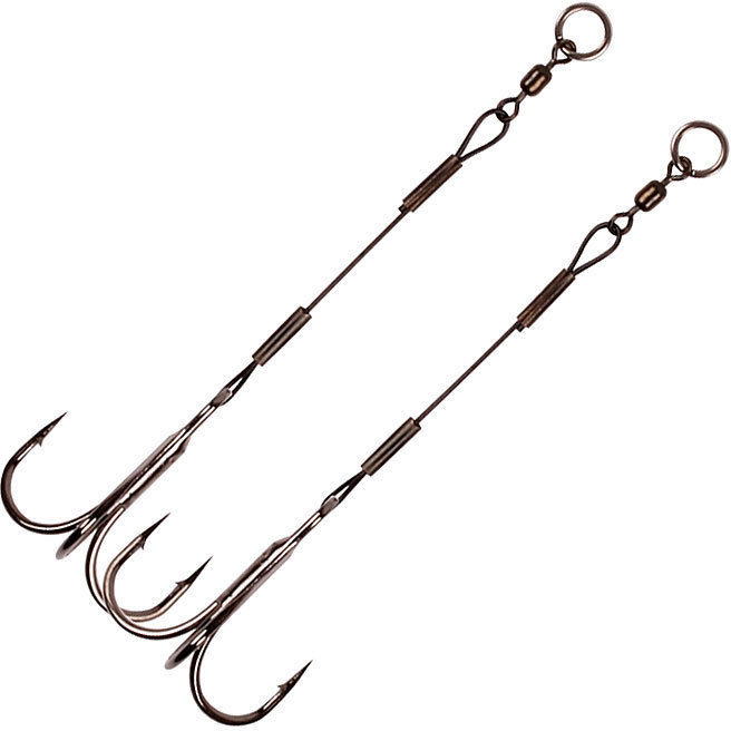 Оснастка для силикона BFT Stinger SS 60lb/27кг 5см Тройник Owner №2 (2шт)