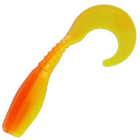 Мягкая приманка Big Bite Baits Curl Tail Crappir Minnr 2-12 Orange/Chartreuse