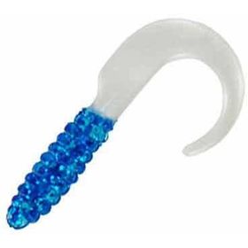 Мягкая приманка Big Bite Baits Curl Tail Grub 2-32 Blue Glitter Pearl