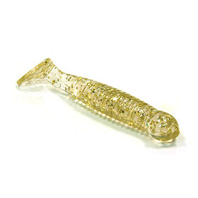 Мягкая приманка Big Bite Baits Paddle Tail Grub 1.75-07 Gold Glitter