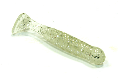 Мягкая приманка Big Bite Baits Paddle Tail Grub 1.75-05 Glow Silver