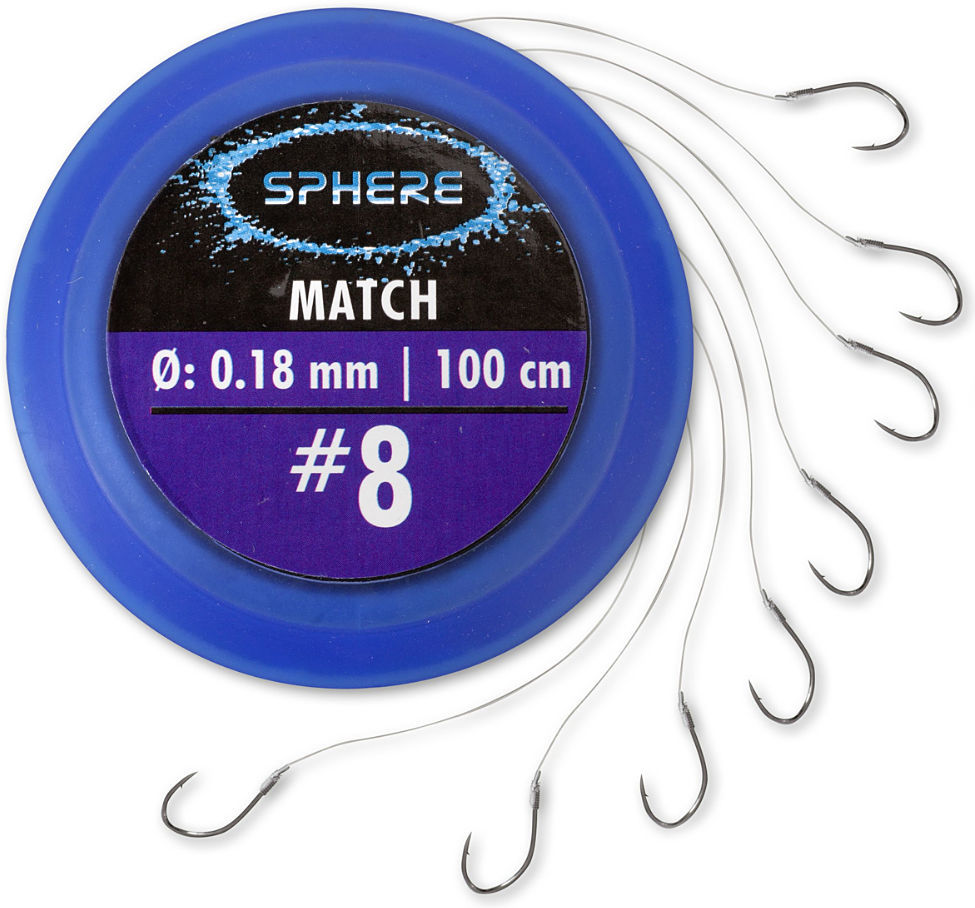 Крючки с поводками Browning Sphere Match №14 (1м)