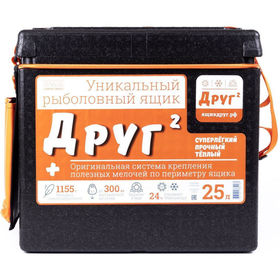 Рыболовный ящик Camping World Друг-2+ (25л) + оригинальная система крепления