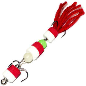 Мандула Cargo фосфорный шар (8см) белый/красный