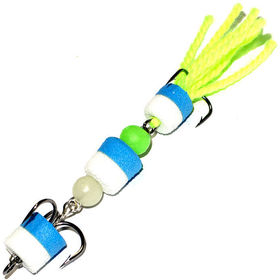 Мандула Cargo фосфорный шар (8см) белый/синий