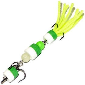 Мандула Cargo фосфорный шар (8см) белый/зеленый