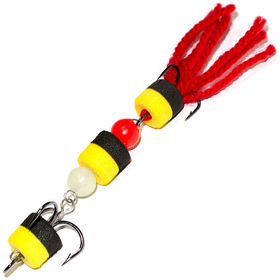 Мандула Cargo фосфорный шар (8см) желтый/черный