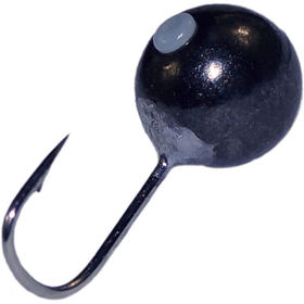Мормышка вольфрамовая Шар с трубочкой №3.1 (0.24г) черный никель (крючок Owner)