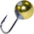 Мормышка вольфрамовая Шар с трубочкой №3.1 (0.24г) золото (крючок Owner)
