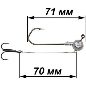 Набор Cargo джиг (18г) Barbarian 6/0 со стингером 70мм