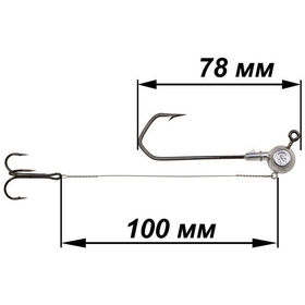 Набор Cargo джиг (22г) Barbarian 8/0 со стингером 100мм