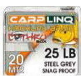 Поводковый материал карп. CARP LINQ SNAG PROOF 25lbs,20м,серый