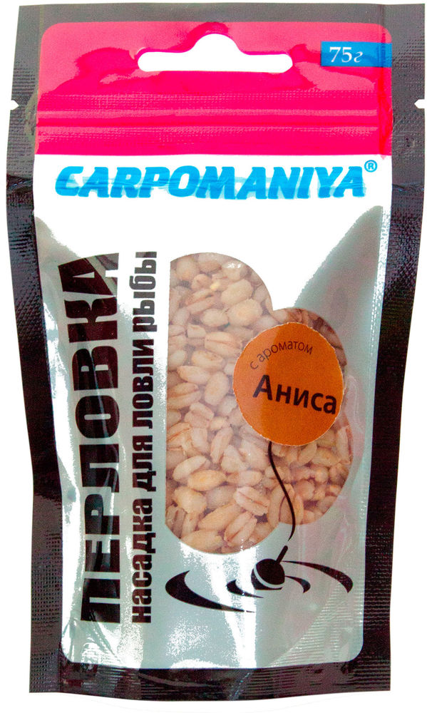 Перловка насадочная Карпомания (75г) натурал. с аром. аниса (пакет)