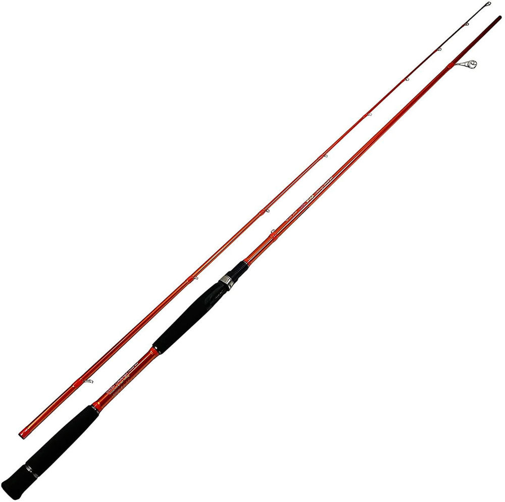 7' Carrot Stix Wild Orange Medium Heavy Spinning Rod – C2WX701MH-F-S For Bass