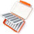 Коробка для мушек C&F Design CF-25577CT Medium Burnt Orange/Clear