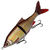 Воблер Savage Gear 3D Roach Shine Glider135 29g SS 02-Rudd PHP