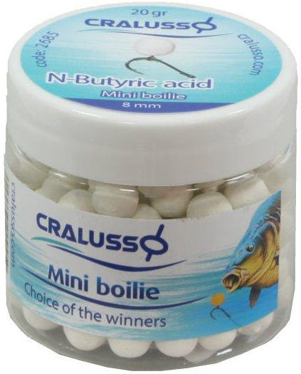Бойлы Cralusso Pop-Up Mini Boilie 8мм (20г) N-Butyric Acid