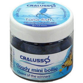 Бойлы Cralusso Pop-Up Mini Boilie 8x12мм (20г) Tuna-fish Cloudy