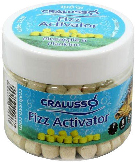 Гейзеры в таблетках Cralusso Fizz Activator 9мм (100г) Pineapple+Plankton