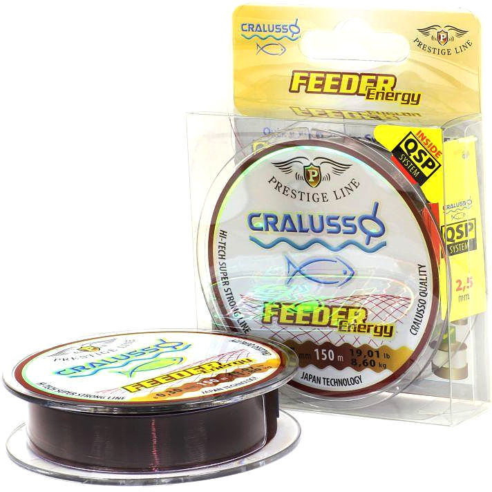 Леска Cralusso Feeder Prestige 150м 0.18мм (бордовая)
