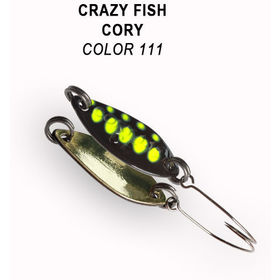 Колеблющаяся блесна Crazy Fish Cory-1.1 / CORY-1.1g-111