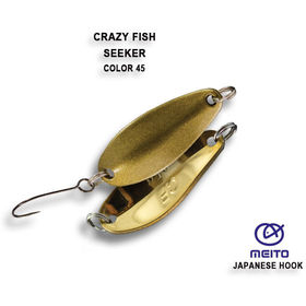 Колеблющаяся блесна Crazy Fish Seeker-2.5 / #45-OL