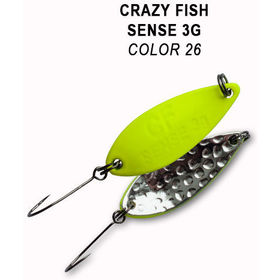 Колеблющаяся блесна Crazy Fish Sense-3 / SENSE-3-26