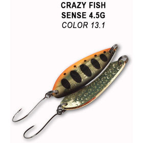 Колеблющаяся блесна Crazy Fish Sense-4.5 / #13-BGOM