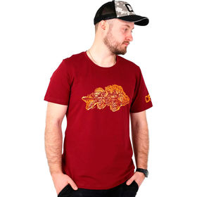 Футболка CF Company Relict Perch р.2XL (бордовая)