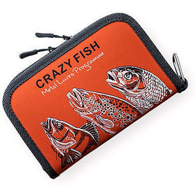 Кошелек для блесен Crazy Fish Spoon Case Orange (13x20x3см)