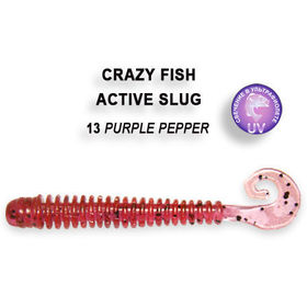 Силиконовая приманка Crazy Fish Active Slug 2,8 / 2-7.1-13-1 / Анис (8 шт.)