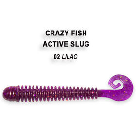 Силиконовая приманка Crazy Fish Active Slug 2,8 / 2-7.1-2-1 / Анис (8 шт.)