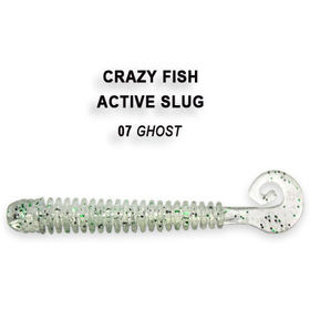 Силиконовая приманка Crazy Fish Active Slug 2,8 / 2-7.1-7-6 / Кальмар (8 шт.)