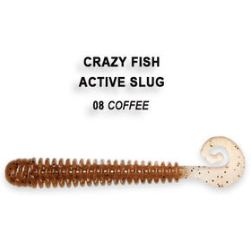 Силиконовая приманка Crazy Fish Active Slug 2,8 / 2-7.1-8-6 / Кальмар (8 шт.)