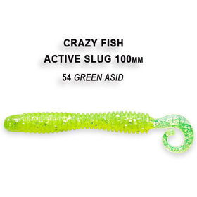 Силиконовая приманка Crazy Fish Active Slug 4 / 31-100-54-6 / Кальмар (6 шт.)