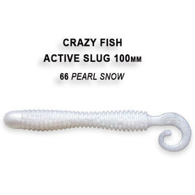 Силиконовая приманка Crazy Fish Active Slug 4 / 31-100-66-6 / Кальмар (6 шт.)