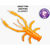 Силиконовая приманка Crazy Fish Crayfish 1,8 / 26-45-18-6 / Кальмар (8 шт.)