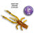 Силиконовая приманка Crazy Fish Crayfish 1,8 / 26-45-32-4 / Креветка (8 шт.)